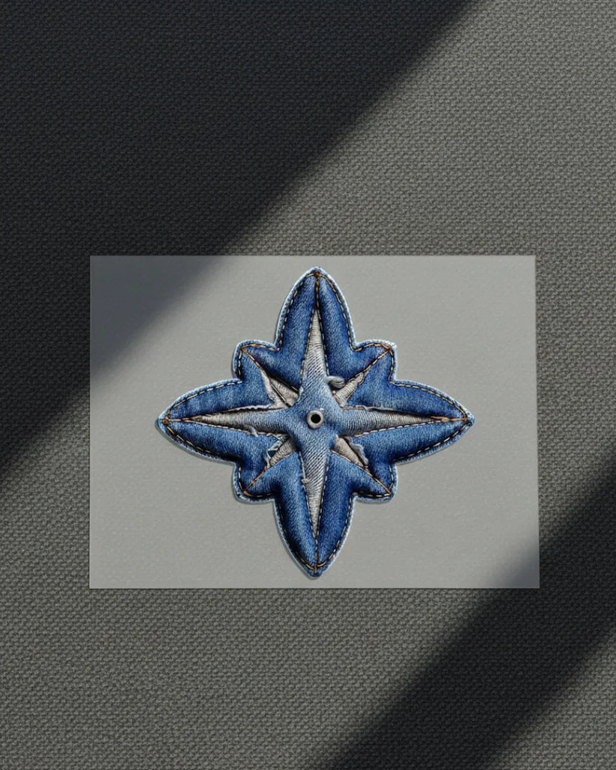 Guiding Star | Iron-on Patch | Cosmic Threads