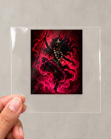 Kali Nritya hard surface patch on clear film