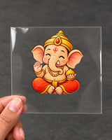 Muskaan Ganesha hard surface patch on clear film
