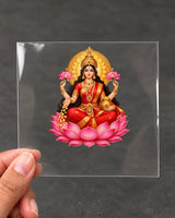 Lakshmi Padma hard surface patch on clear film