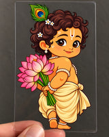 Bal Gopal Lotus hard surface patch on clear film