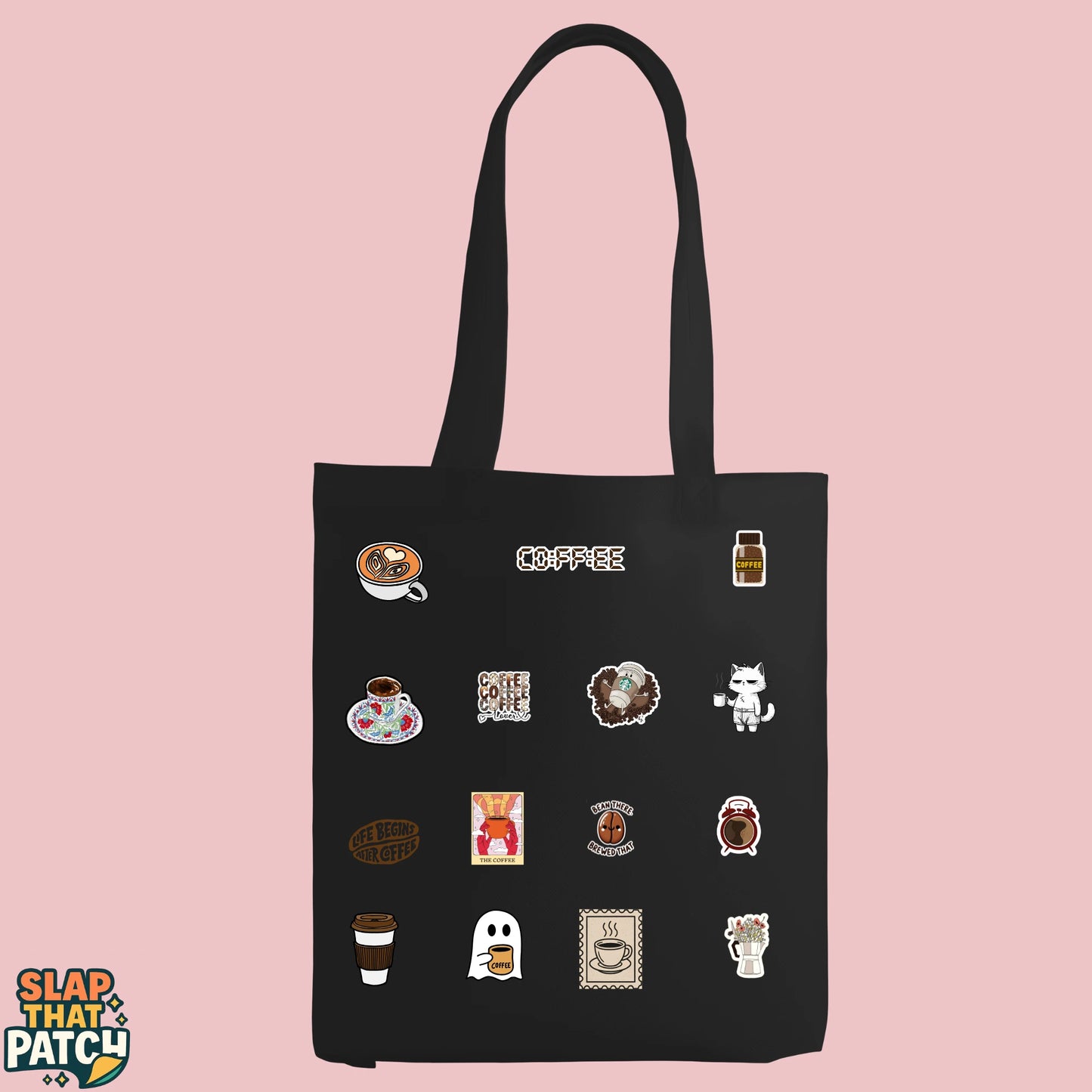 Coffee Mood Club | Pack of 30 Hot-Sticks | Iron on patches