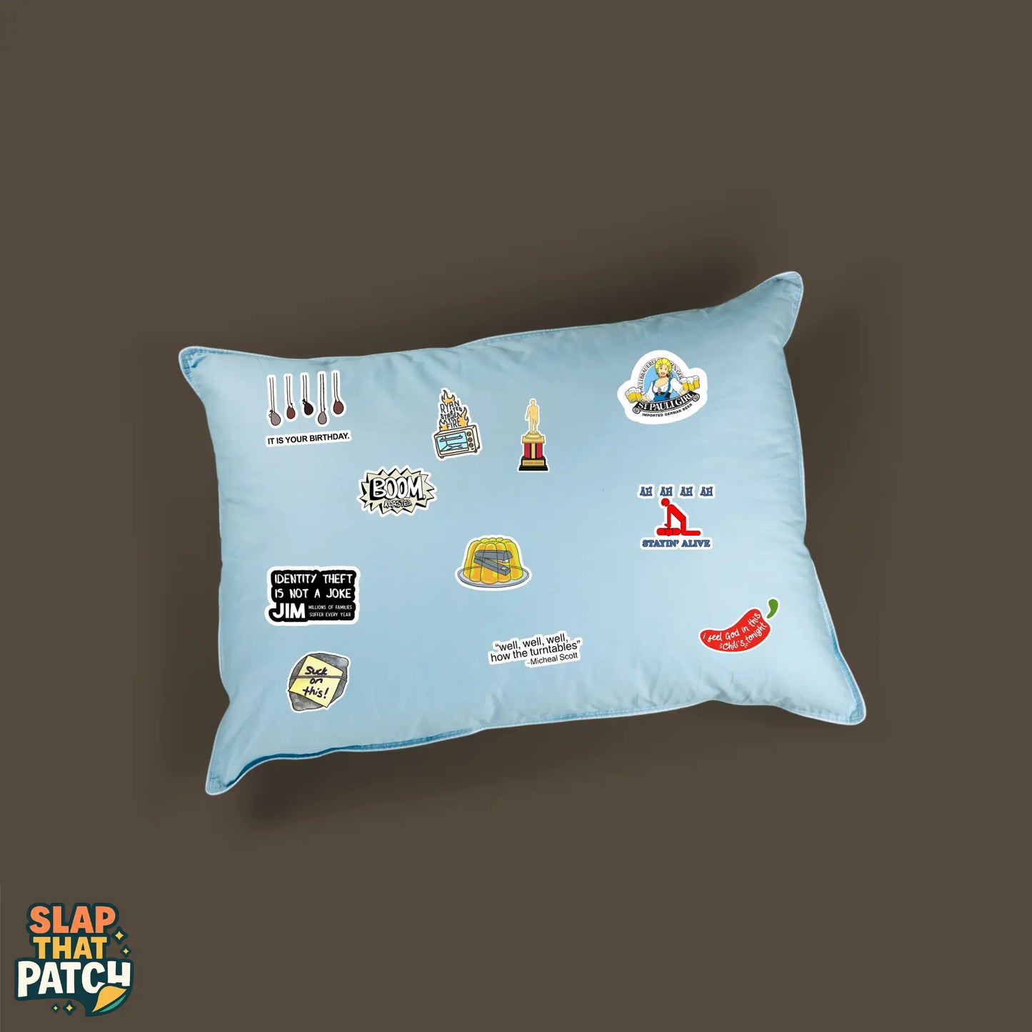 The Dundie Pack | Pack of 15 Hot-Sticks | Iron on patches