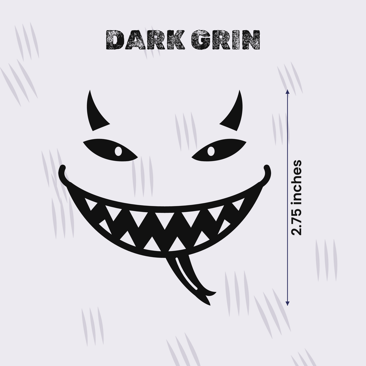 Dark Grin | Laptop Makeover Pack | Hard Surface Patches Set