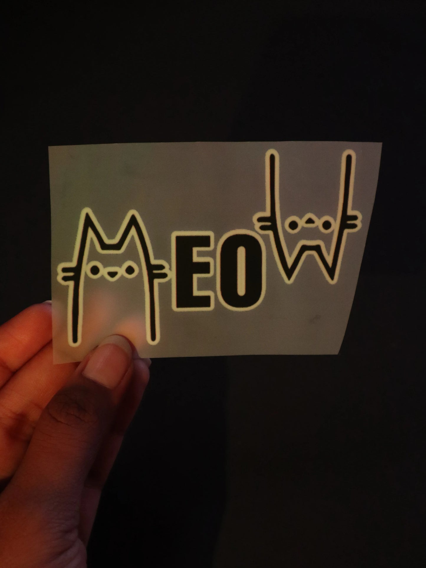 Typurrgraphy | Iron on patch | Kitty Cat