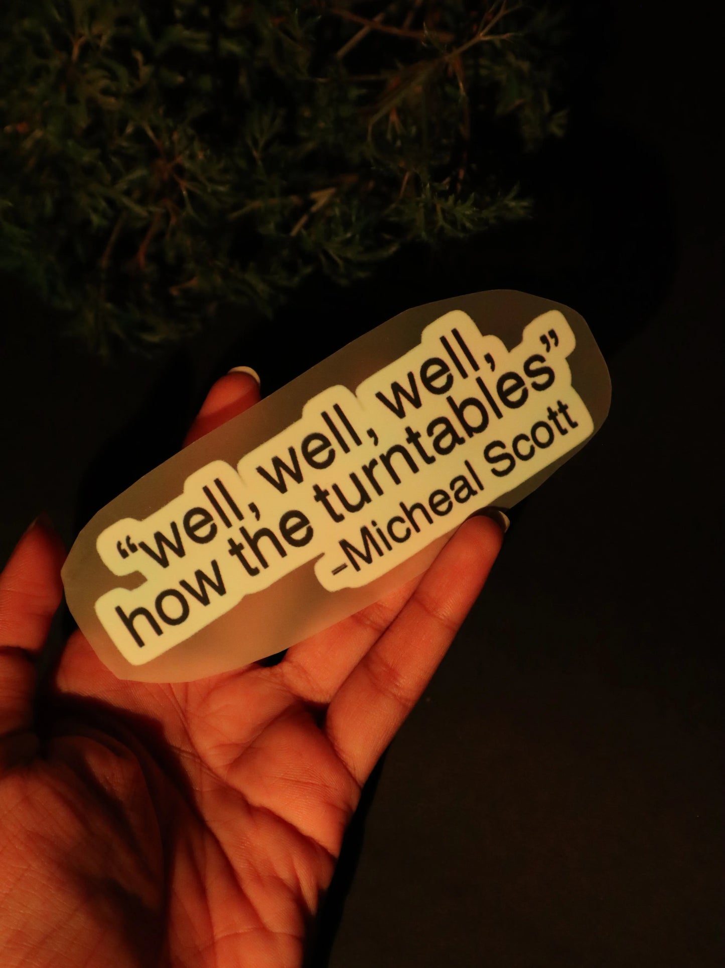 Well, well, well.. | Iron on patch | The Dundie Pack