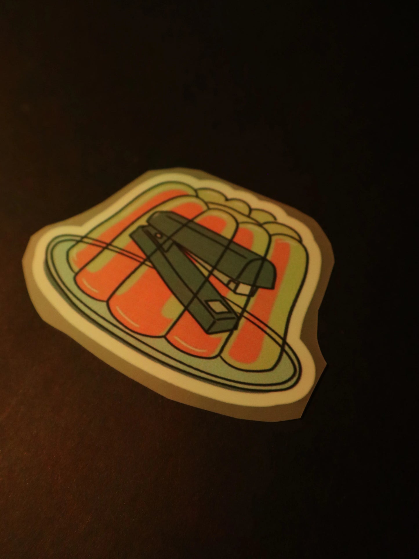 Stapled in Jelly | Iron on patch | The Dundie Pack