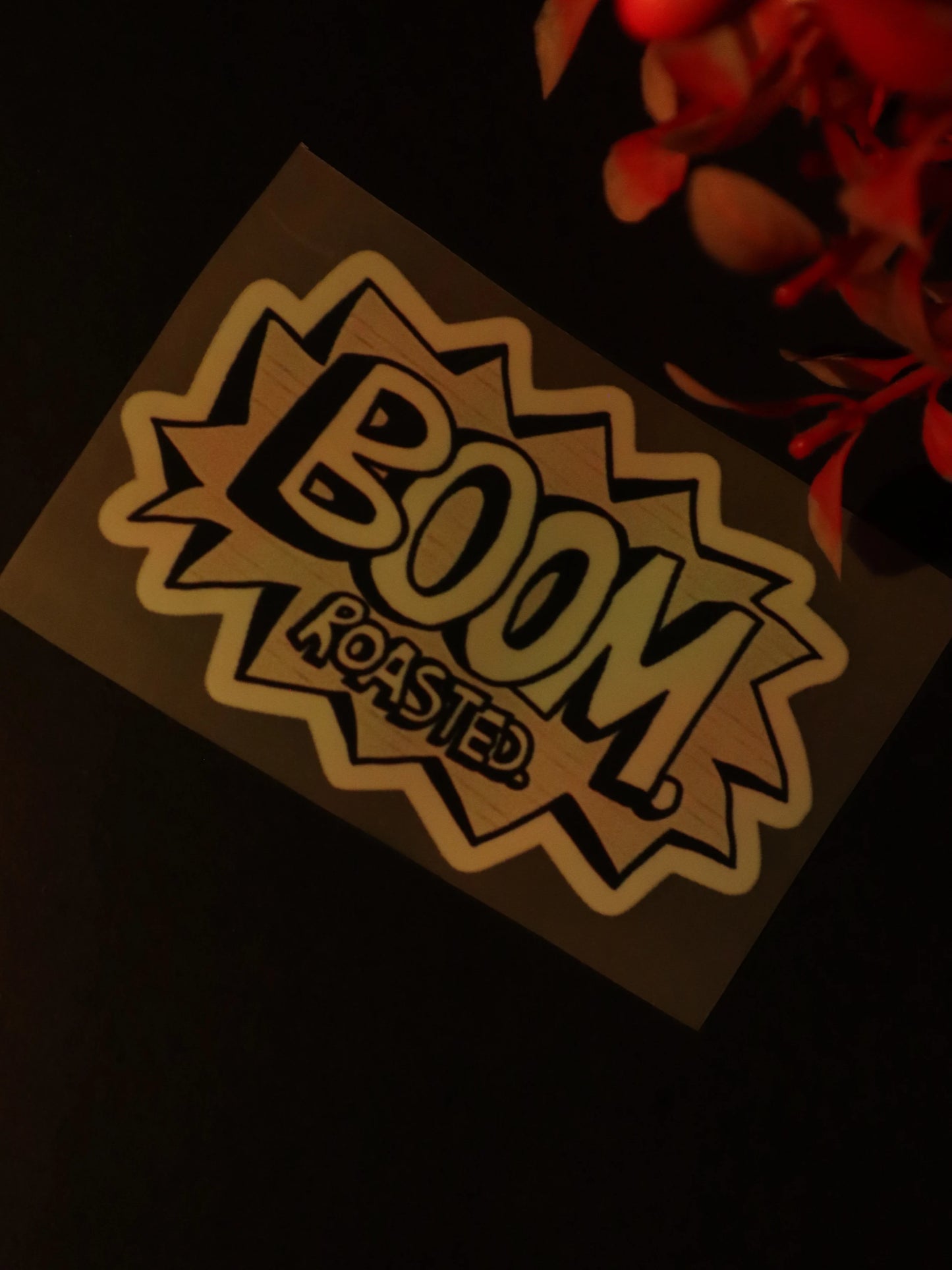 Boom, Roasted! | Iron on patch | The Dundie Pack