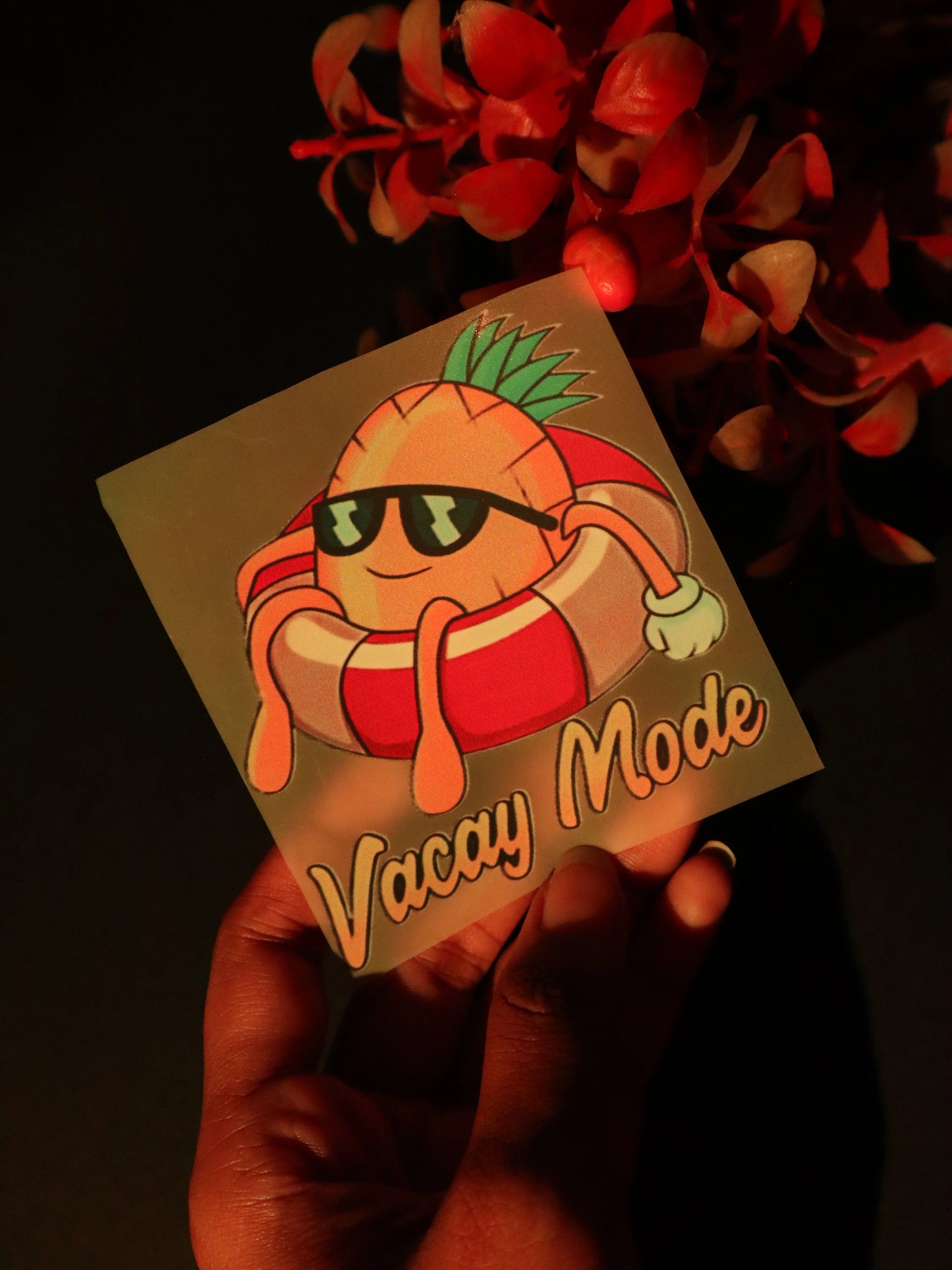 Chillin’ Ananas | Iron on patch | Vacay Mode