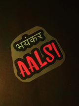 भयंकर AALSI | Iron on patch | No Chill Club