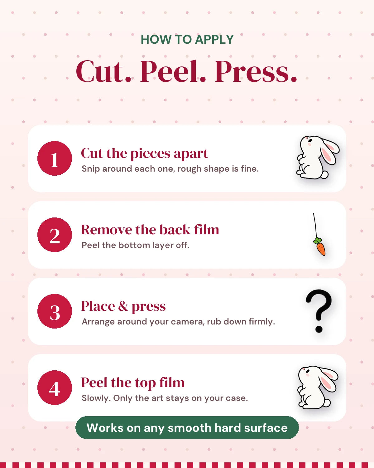Bunny Chase: how to apply