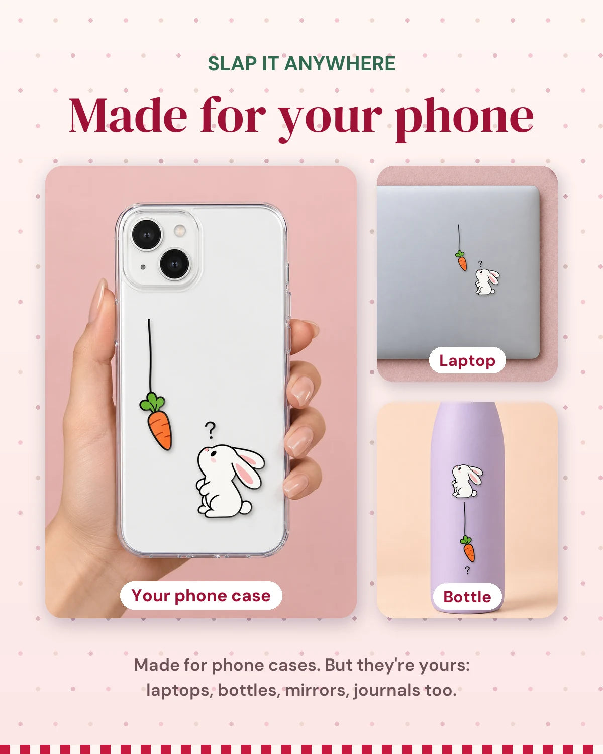 Bunny Chase: made for your phone, slap it anywhere