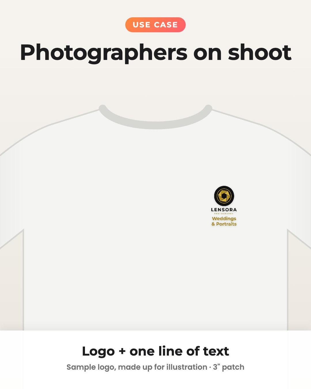 Your Business Logo on Your T-shirt | Customised Iron-on Patch