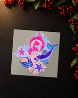 Coral Chorus iron-on patch transfer