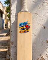 Cricket Is Emotion cricket bat patch on a bat
