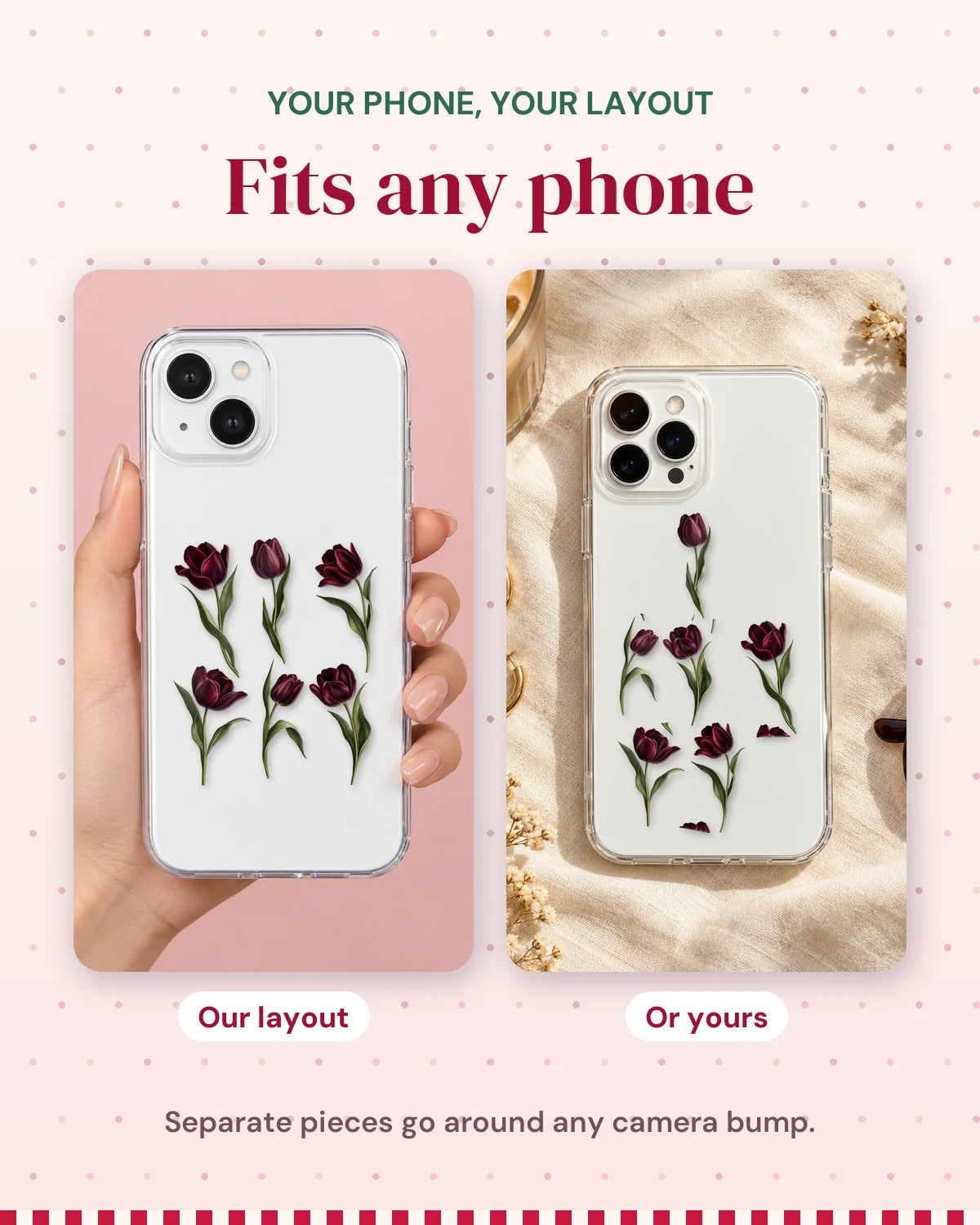 Dark Tulips: your phone, your layout