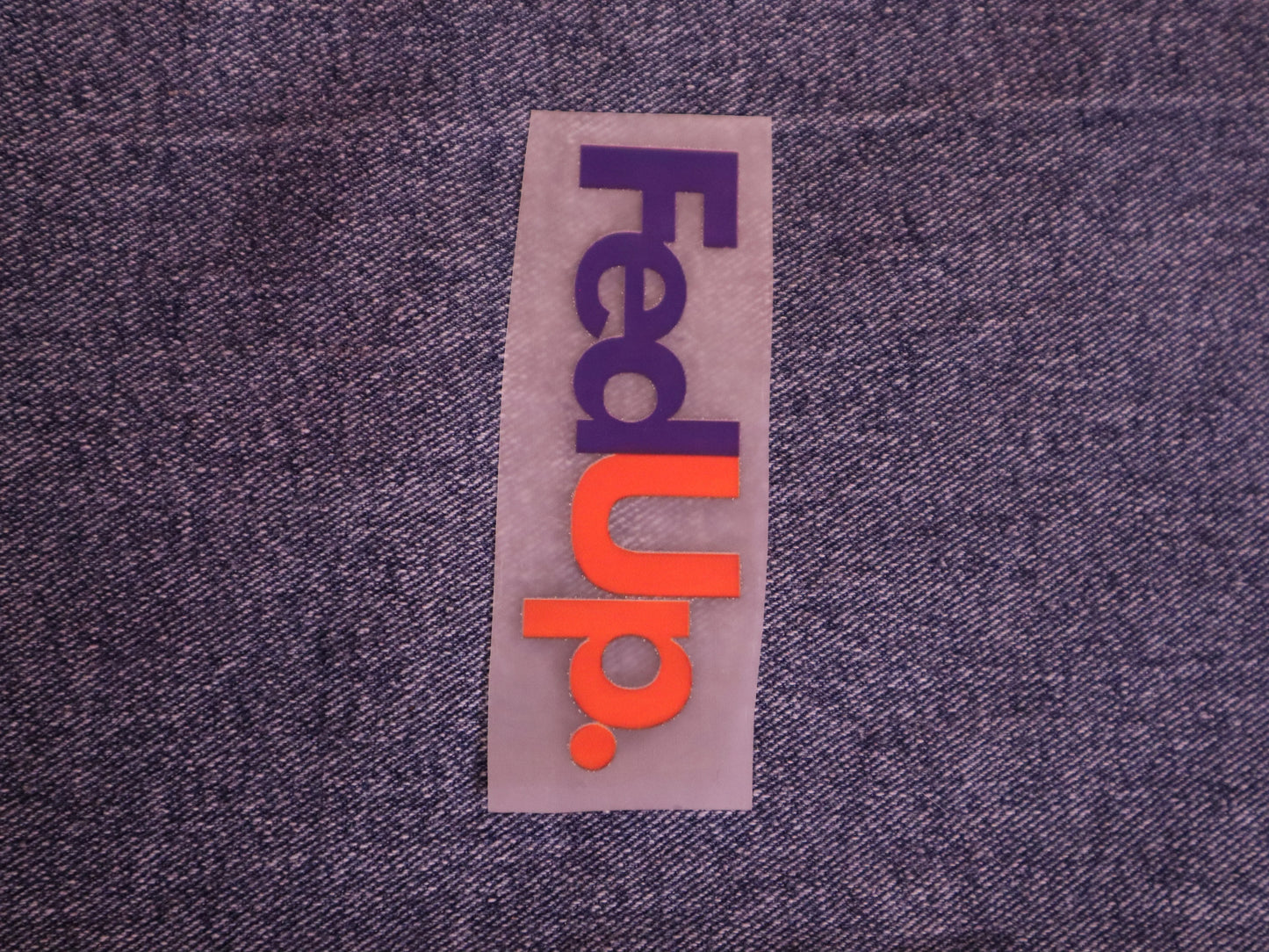 FedUp | Iron-on Patch | Moodvertising