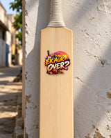 Ek Aur Over cricket bat patch on a bat
