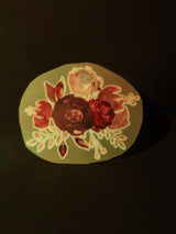 Burgundy Bloom Drama | Iron on patch | Pinterest Flowers