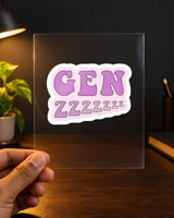 Genzzzz hard surface patch on clear film