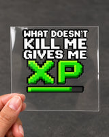 Gives Me XP gamer patch on clear film