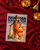 Bajrang Shakti iron-on patch transfer