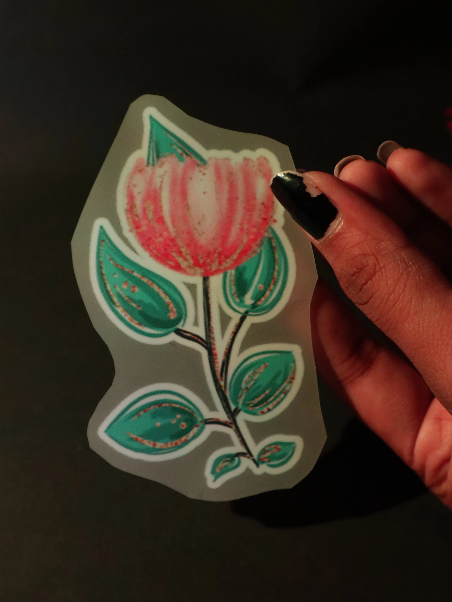 Blushing Tulip | Iron on patch | Pinterest Flowers