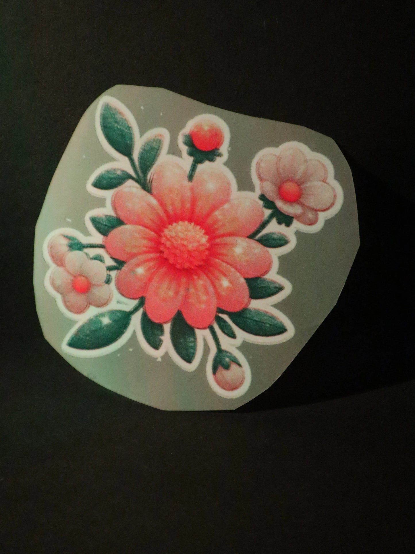 Peachy Bloom | Iron on patch | Pinterest Flowers