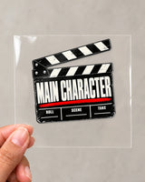 Main Character hard surface patch on clear film
