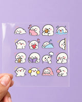 Mochi Mood mini hard surface patch sheet on clear film