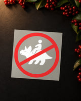 Prohibited Pasture iron-on patch transfer
