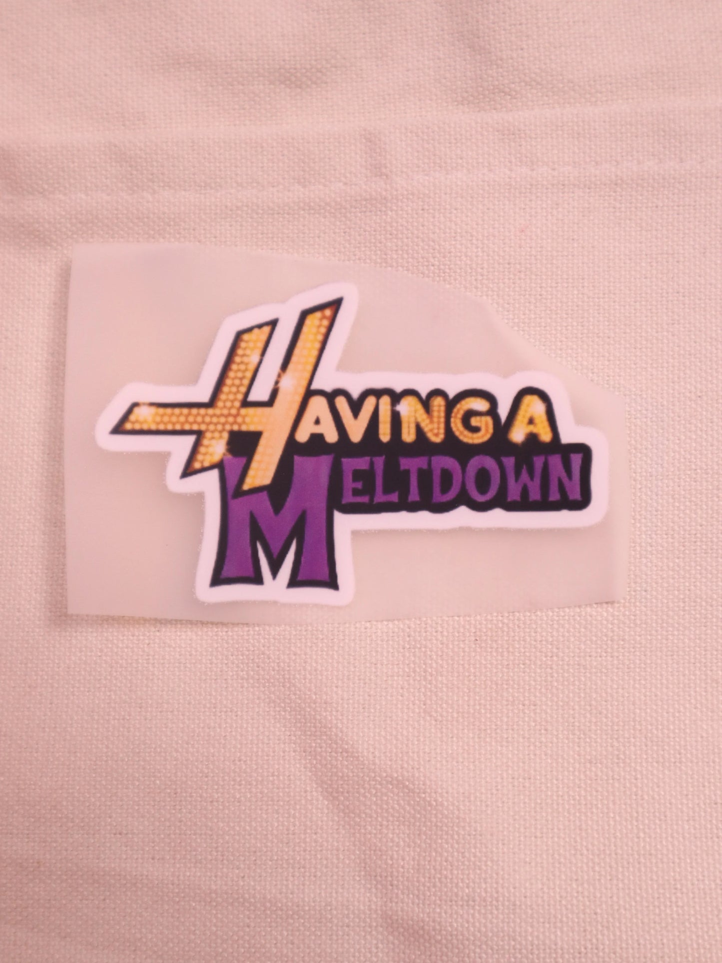 Having a meltdown | Iron-on Patch | Moodvertising