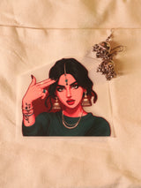 Desi Baddie Energy | Iron-on Patch | Girlie Pop