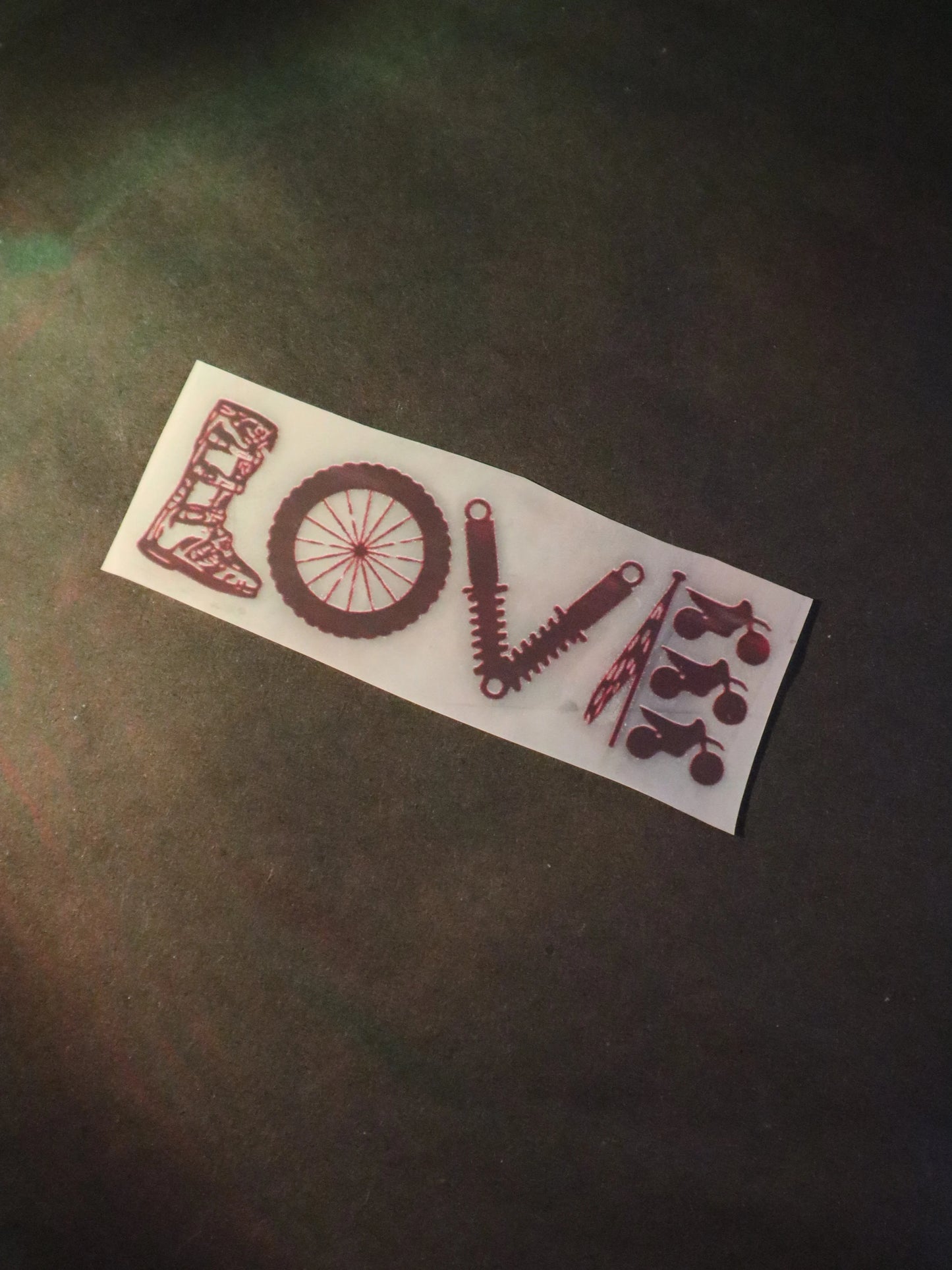 Love for the Ride | Iron-on Patch | Rider's Creed