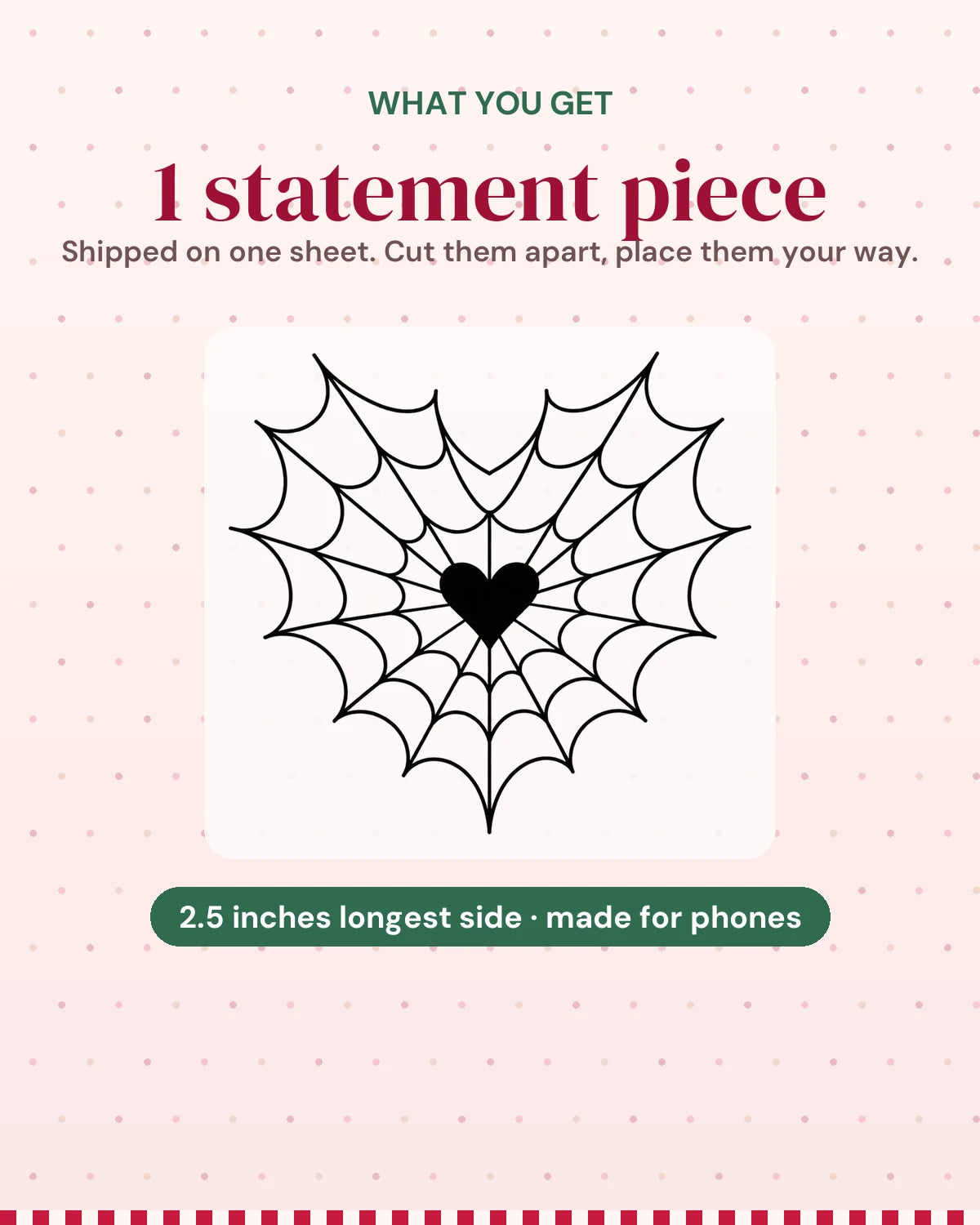Web Of Love: what you get