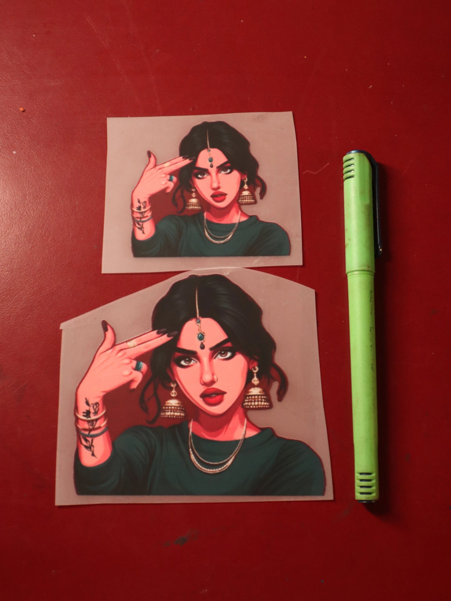Desi Baddie Energy | Iron-on Patch | Girlie Pop
