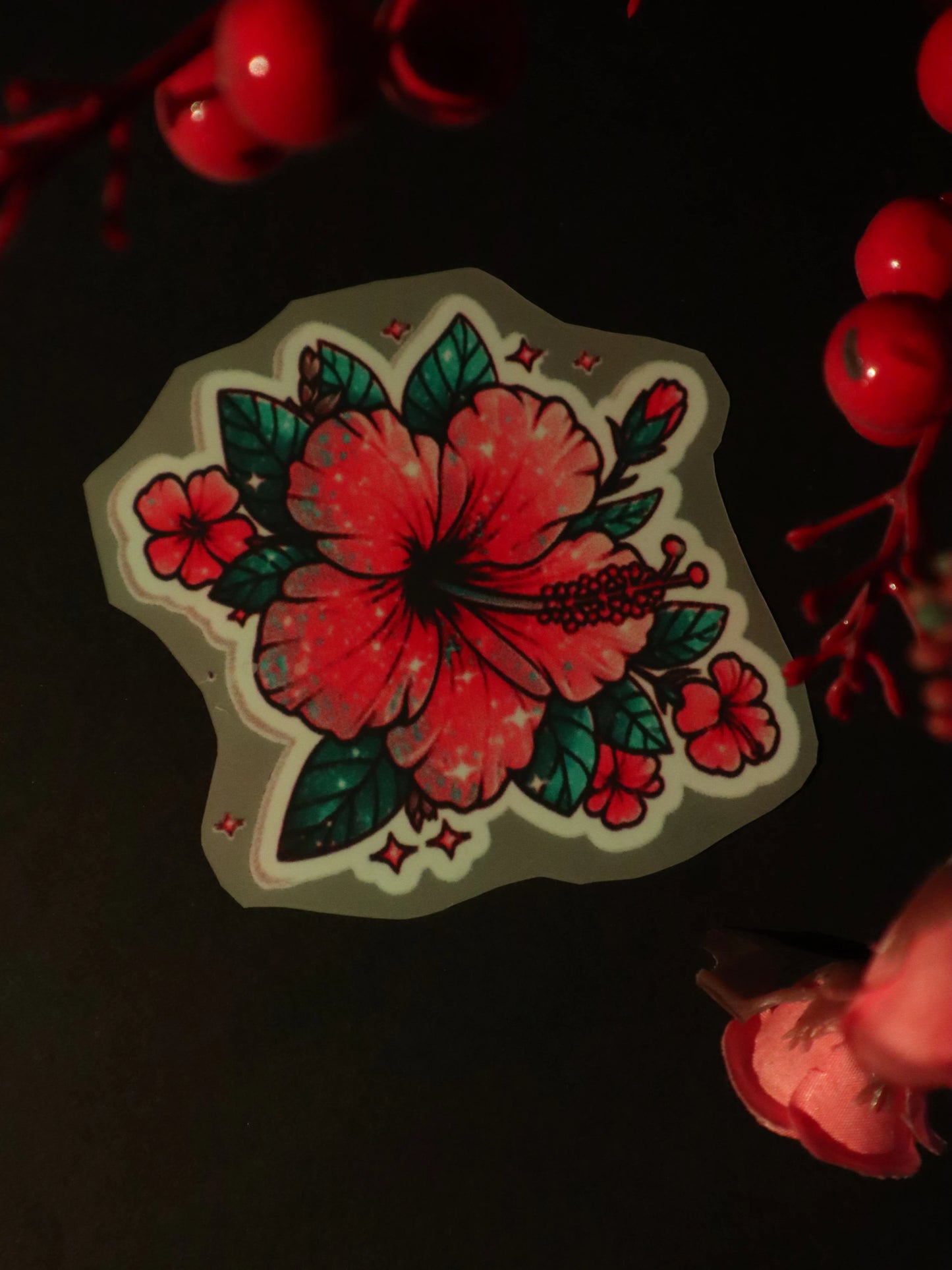 Tropical Hibiscus Glow | Iron on patch | Pinterest Flowers