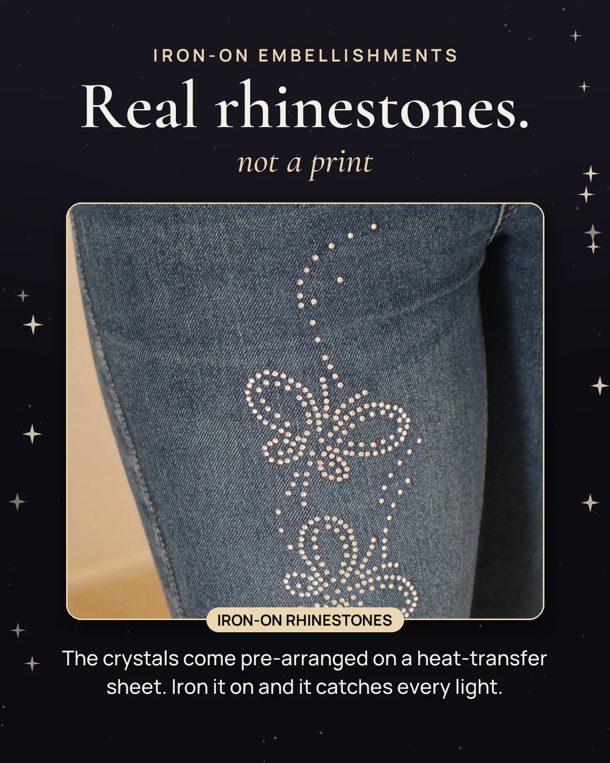 Crystal Petals: how and where to apply