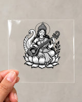 Saraswati Hansa hard surface patch on clear film