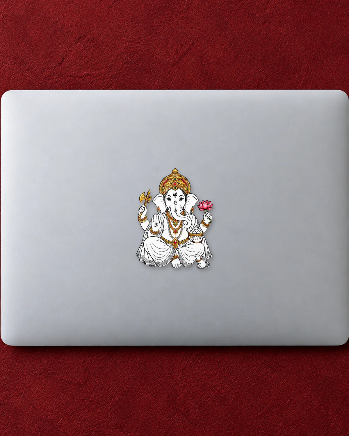Gajanan Line Art hard surface patch mockup