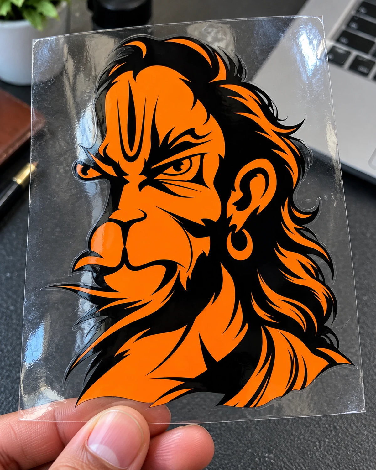Kesari Nandan hard surface patch on clear film