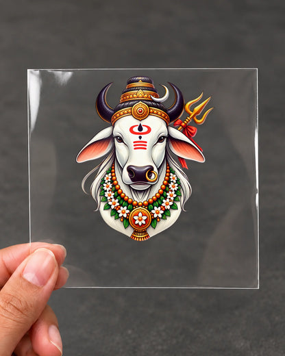 Nandi Shringar hard surface patch on clear film