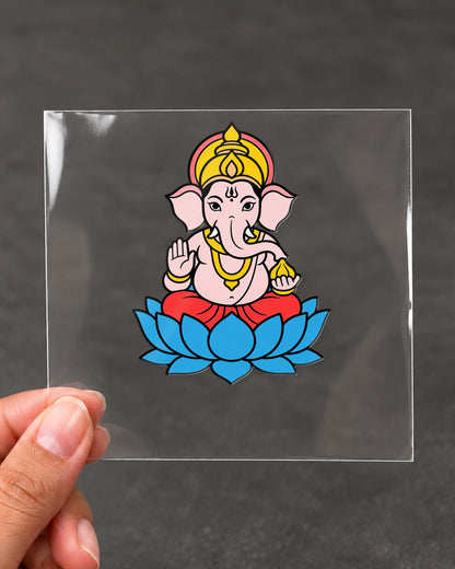 Lotus Vinayak hard surface patch on clear film