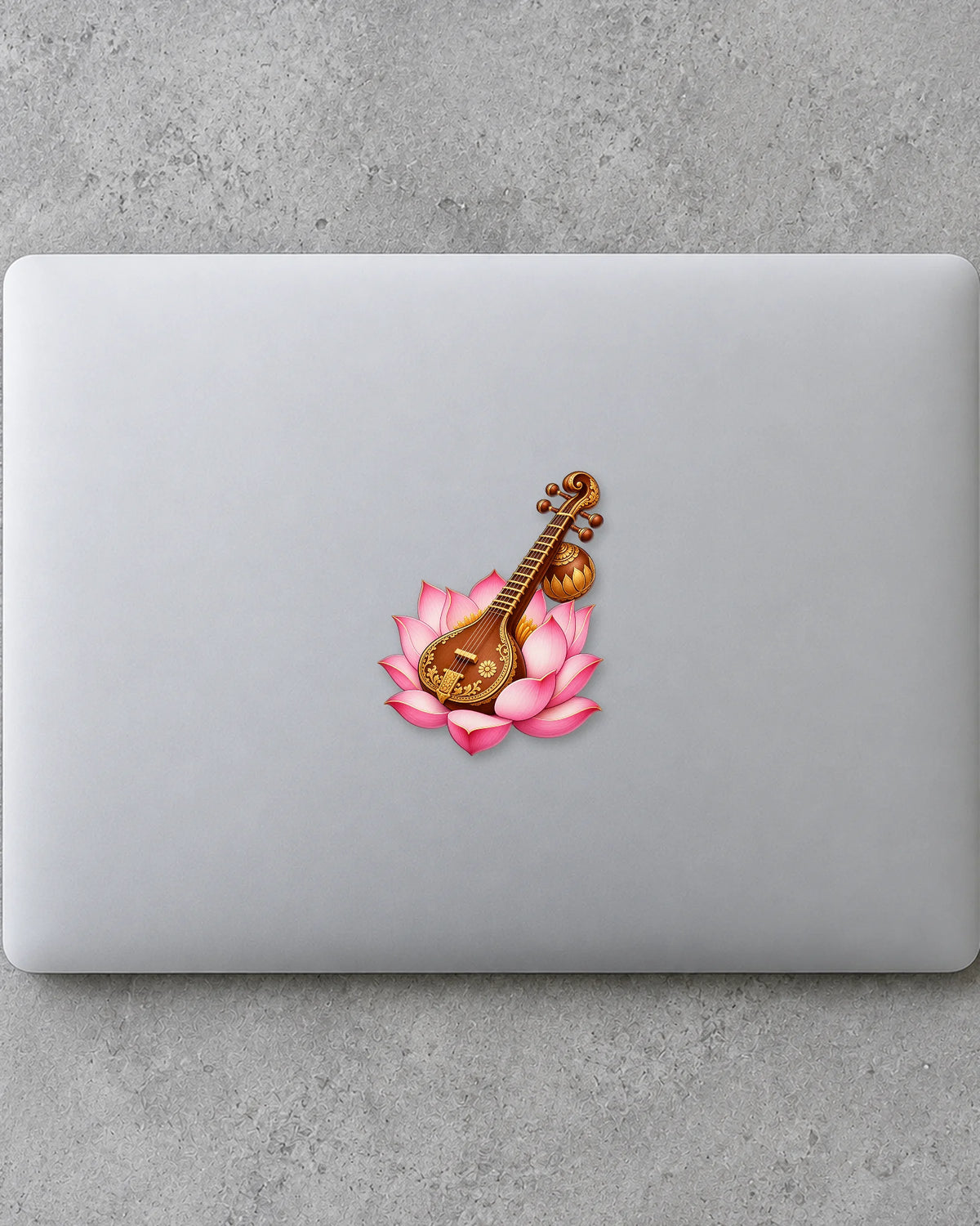 Veena Lotus hard surface patch mockup