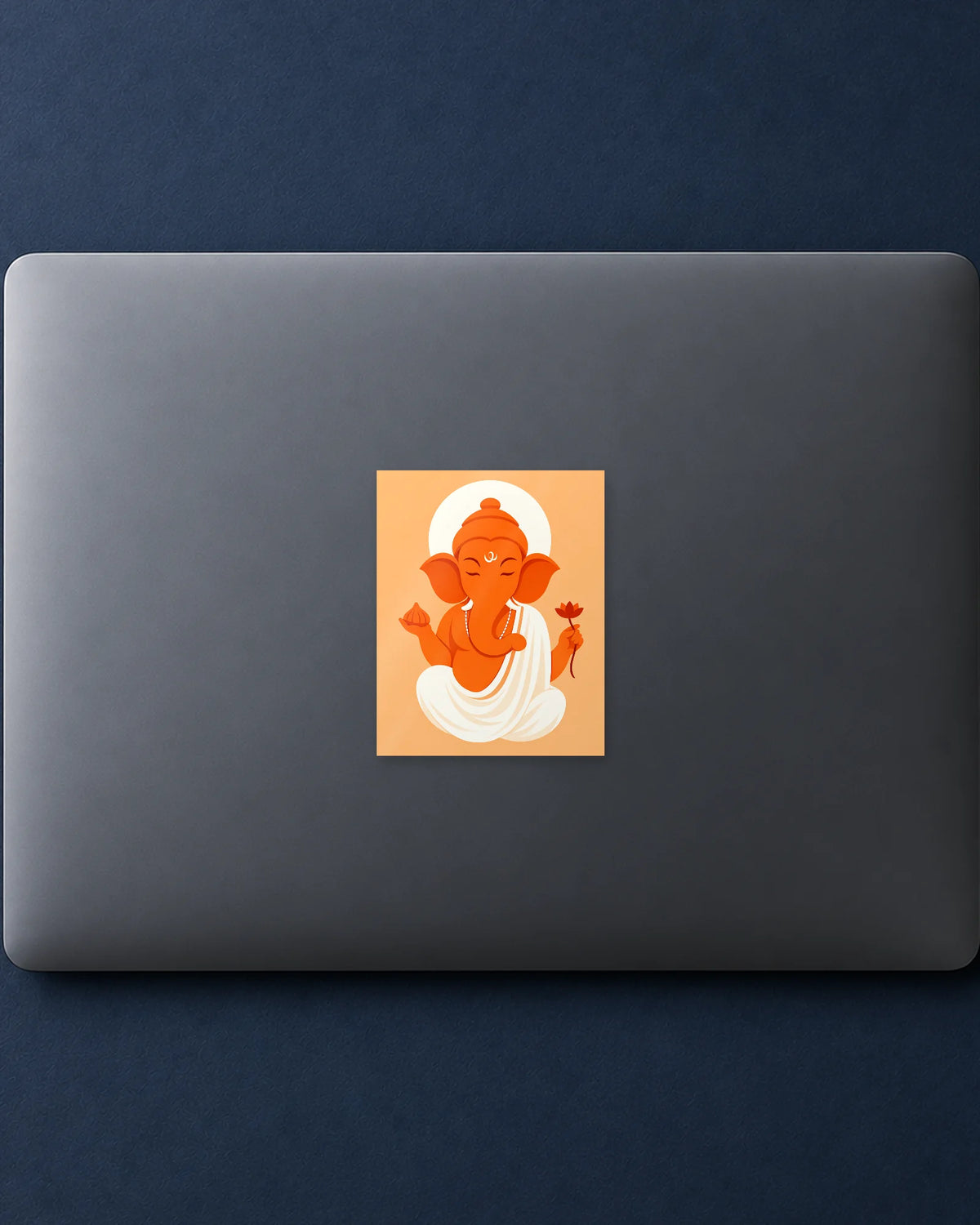 Bhagwa Ganesha hard surface patch mockup