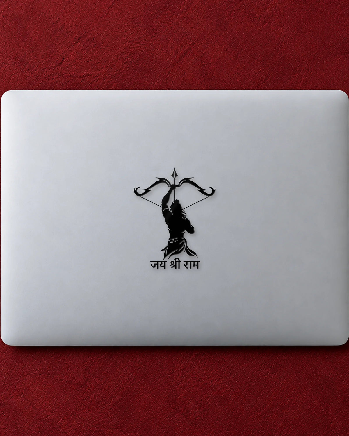Dhanurdhari Silhouette hard surface patch mockup