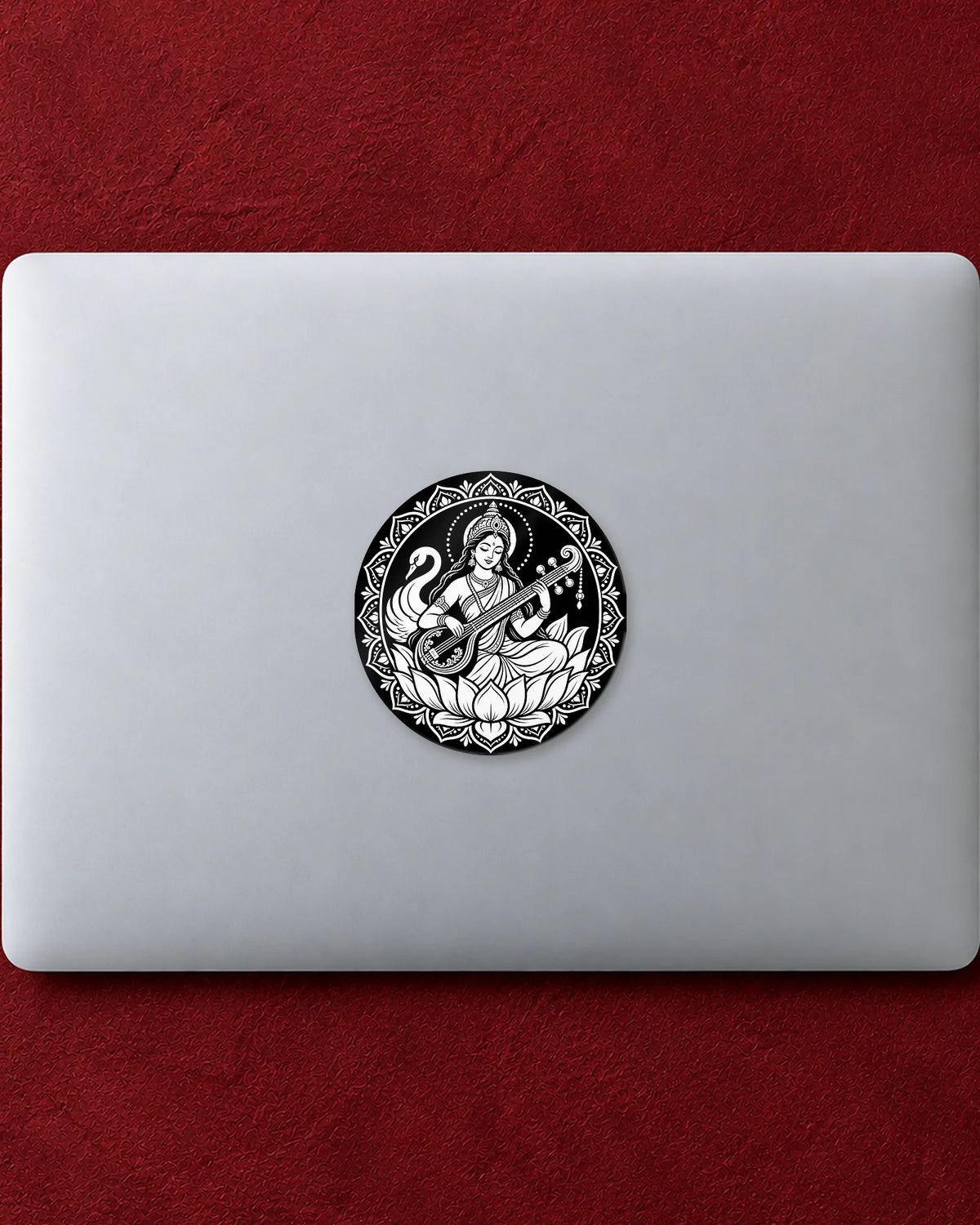Saraswati Mandala hard surface patch mockup