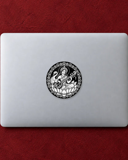 Saraswati Mandala hard surface patch mockup