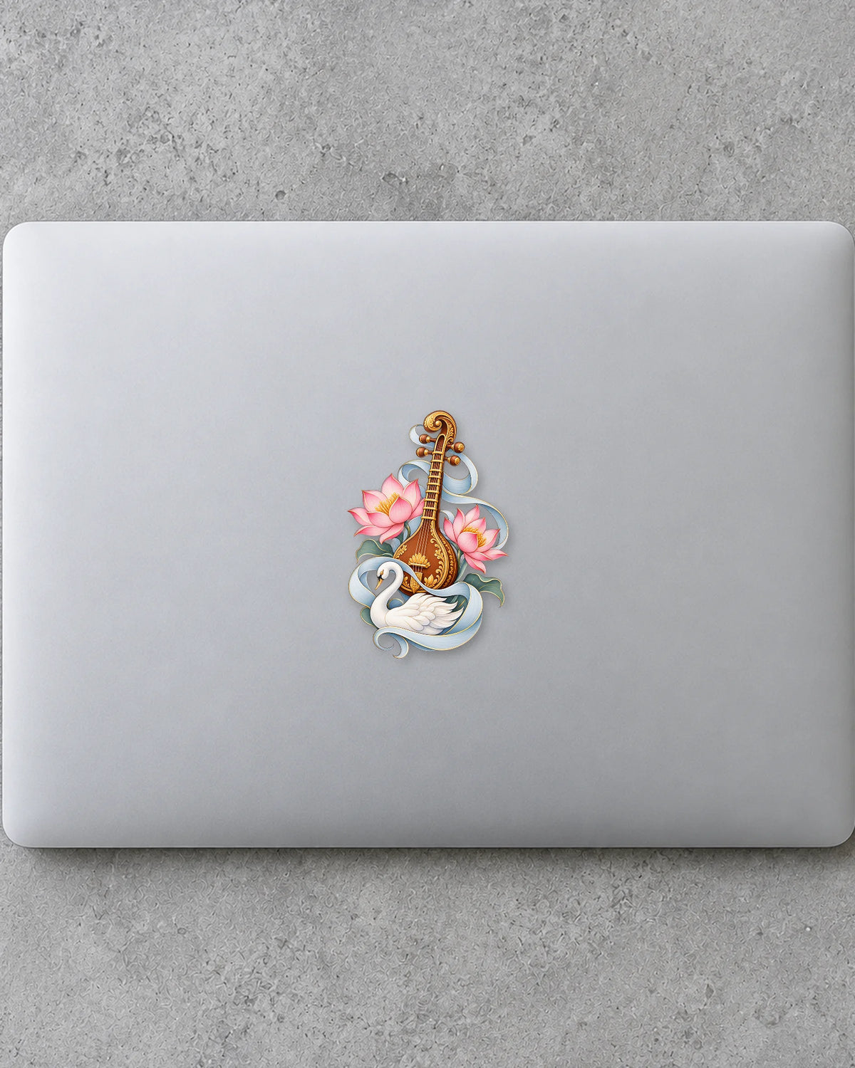 Veena Swan Flow hard surface patch mockup