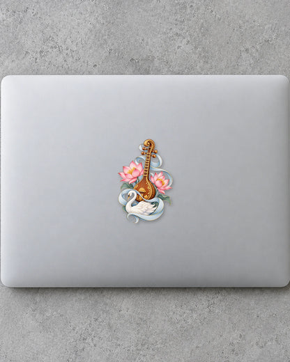 Veena Swan Flow hard surface patch mockup